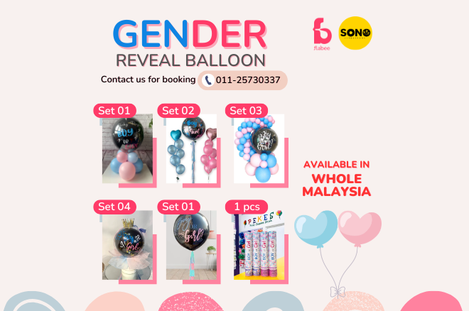 Gender Reveal Balloon Party
