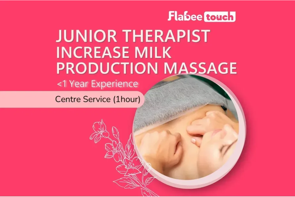 Centre Junior Increasing Milk Supply Massage 1 Hour 1 Day