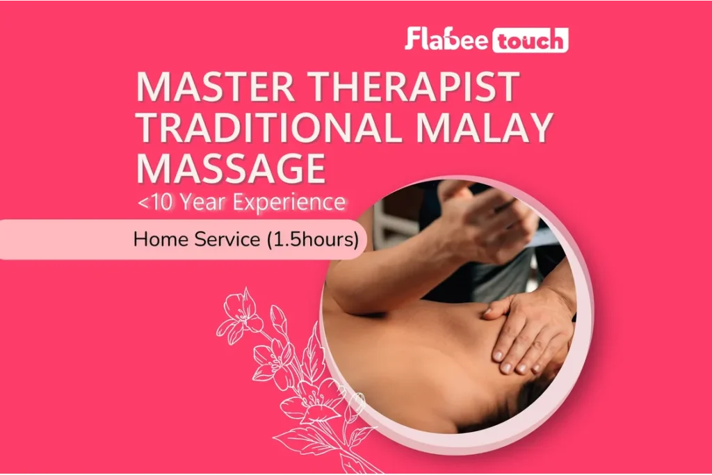 Home Master Therapist Traditional Malay Massage 1.5 Hr 1 Day
