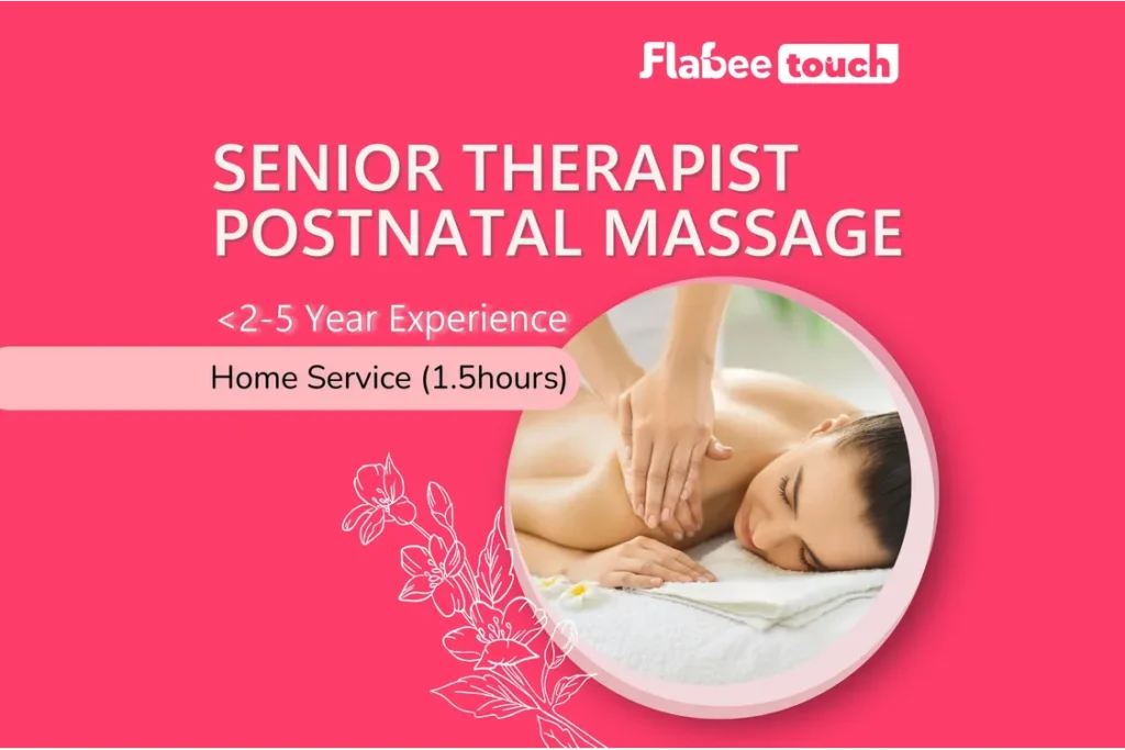Home Senior Postnatal Massage Mother Only 1.5 Hour 1 Days