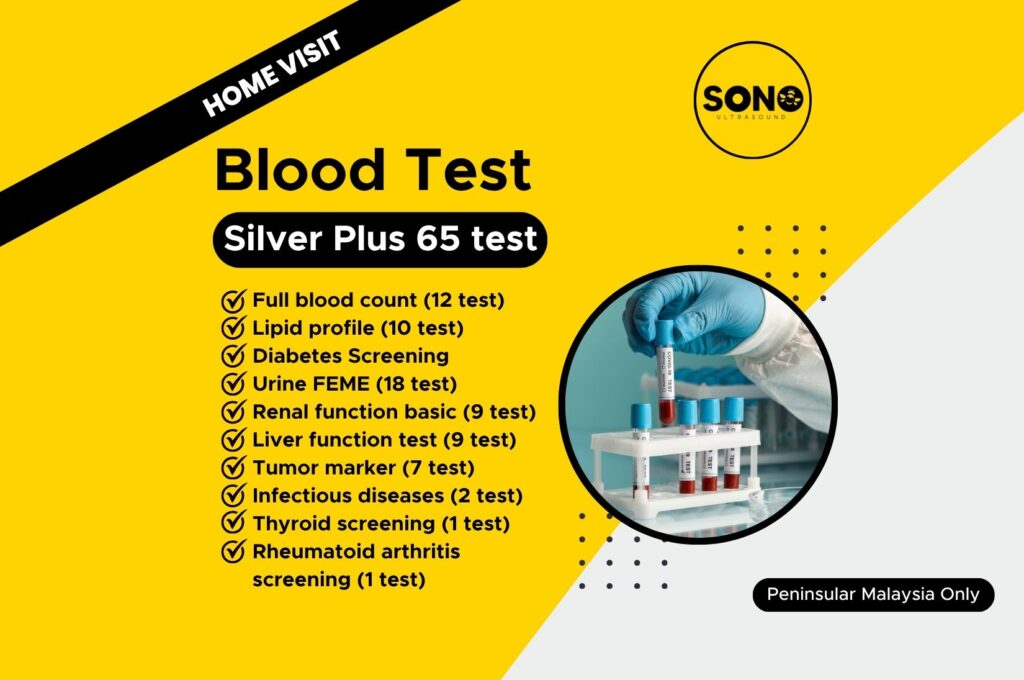 Sonobee-Home Visit-Blood Test-Silver Plus 65 Test